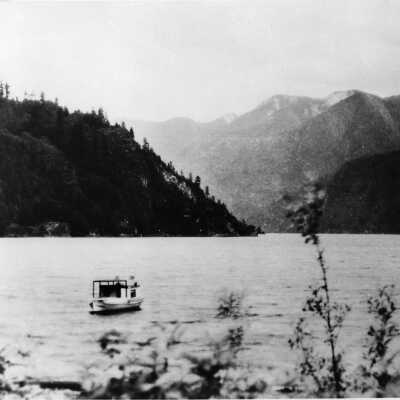 Boat in Deep Cove
