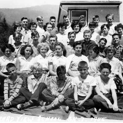Burrard View School Class Photo, Grade 7, 1955