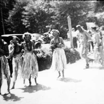Deep Cove Regatta Frolickers - hula skirts