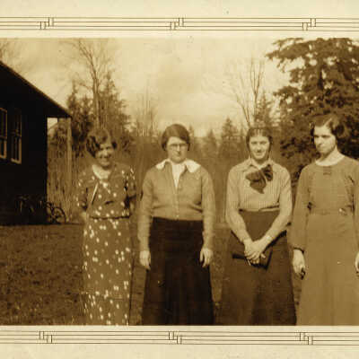 Three student teachers from VR Normal School