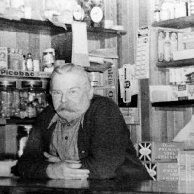 Moore in his store