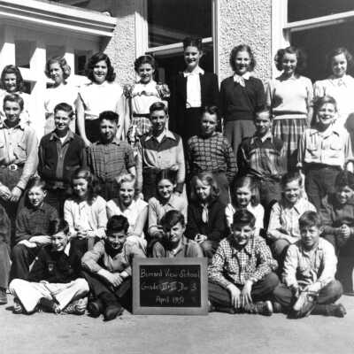 Burrard View School 1951 Class Photo