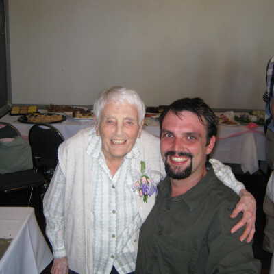 4806 - Jean Craig and Sean Addie at her 100th Birthday