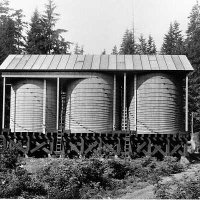 Three Water Tanks, 1 for domestic use, 2 for fire protection