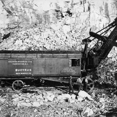 Granite Quarries Ltd, loading rock