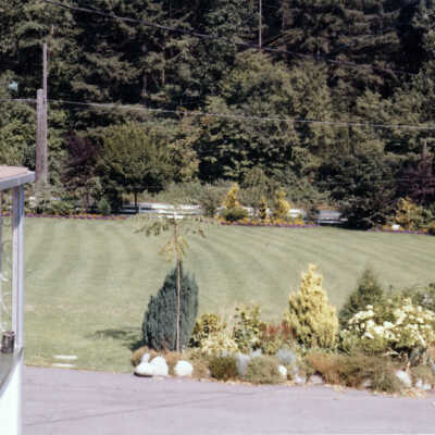 Entrance Garden 1950s now Maplewood Farm