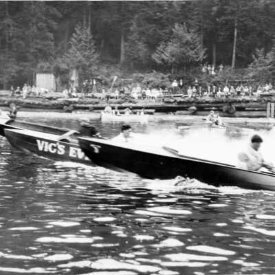 Deep Cove Regatta - speed boat races c1926