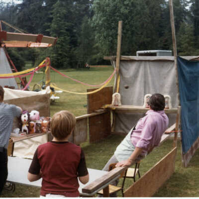 Lions Carnival Ball toss game