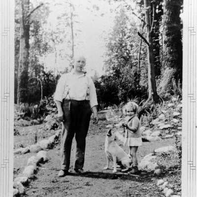 Mr Sr and granddaughter Marion 1937
