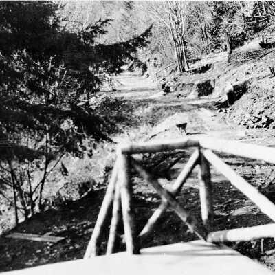 Quarries Lodge view of road