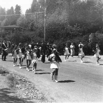 May Day Parade, Majorettes, Cadet Band