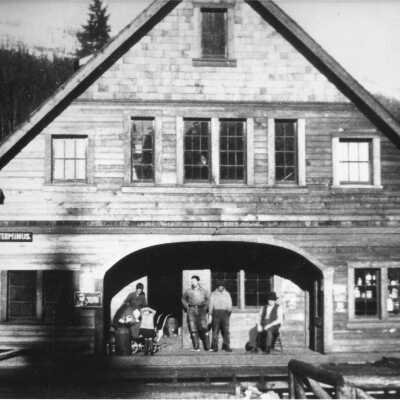 Moore's first house, bus terminus