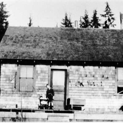 Gillis first home, Mt Seymour Pkwy