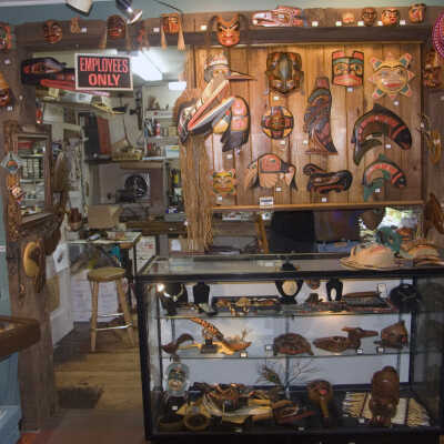 Coast Raven Design Studio Inside sto
