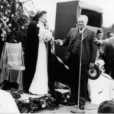 Deep Cove's First May Queen Shirley Matheson