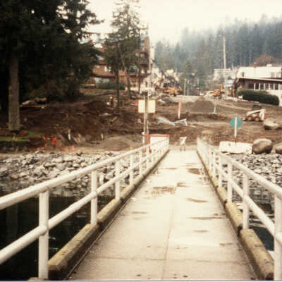 Landscaping from Gov't Wharf to Gallant Nov 86