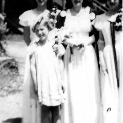 Deep Cove's First May Queen Shirley Matheson