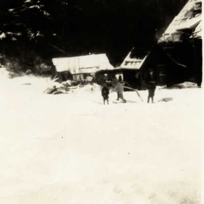 Moore's shed and boat Storage, 1923