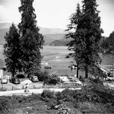 Deep Cove view with Boats & Wharf