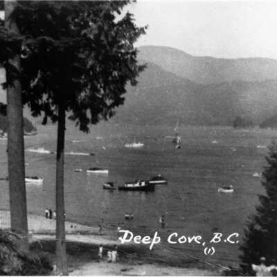 Boats in Deep Cove c1926