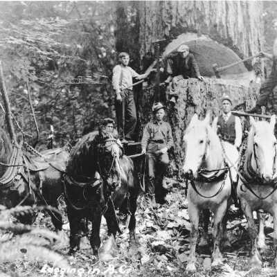 Joesph Thomas with Surveyors at Wigwam Inn
