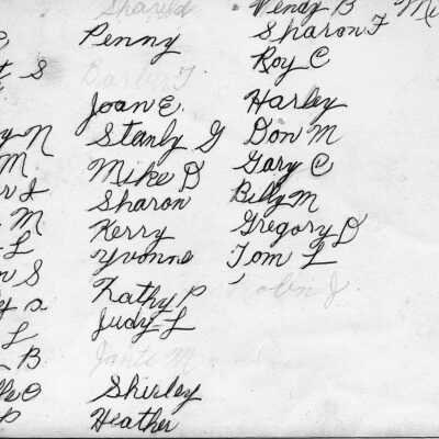BVS - Grade 5&6 - 1956