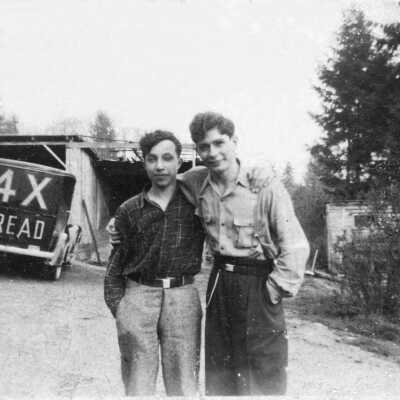Danny & Bob Demers, Maplewood,1950