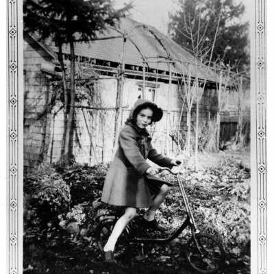 Stirrat, Marion Age 7 on bike