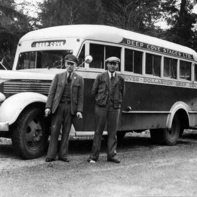 DC Stage bus drivers c1946