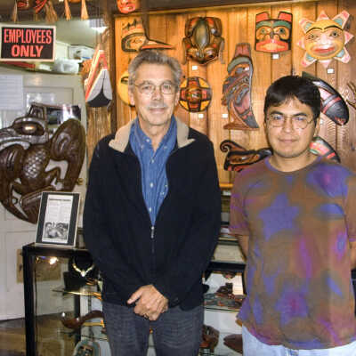 Richard de la Mar left & Artie George