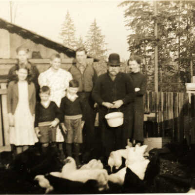 John Moore Sr., building store 1937