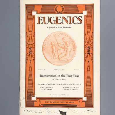 Eugenics: A Journal of Racial Betterment - Volume 2, Number 1