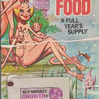 Sea Monkey Growth Food in Packaging