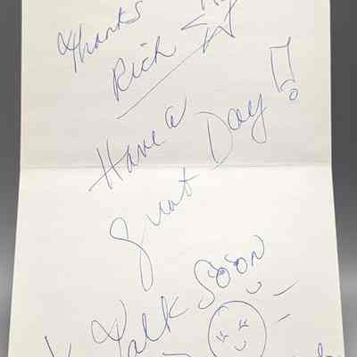 Letter from Yolanda Signorelli to Rich Pell