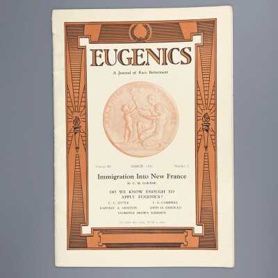 Eugenics: A Journal of Racial Betterment - Volume 3, Number 3