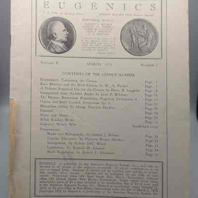 Eugenics: Volume 2 Number 3