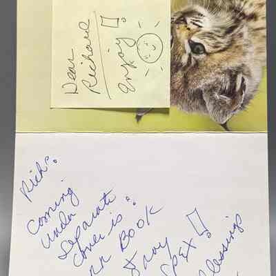 Letter from Yolanda Signorelli to Rich Pell