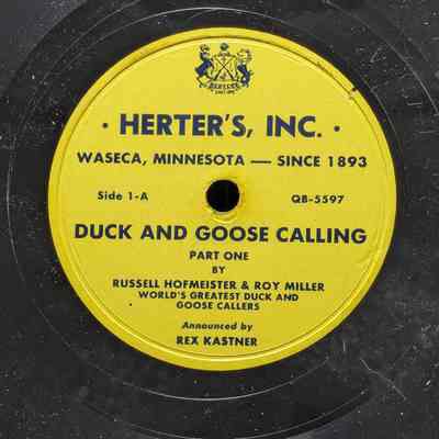 Duck and goose calling