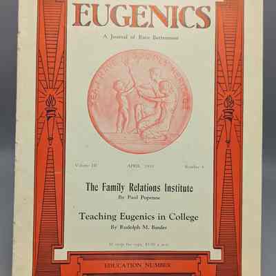 Eugenics: Volume 3 Number 4