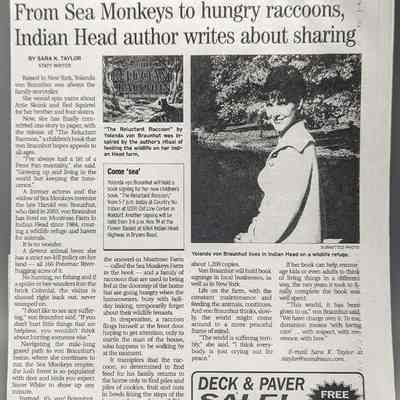 Newspaper clipping of Yolanda Signorelli