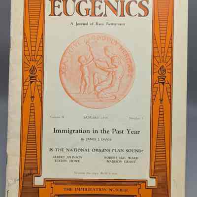 Eugenics: Volume 2 Number 1