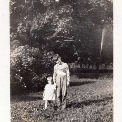 Children in Yard