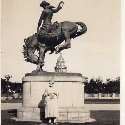 Bronco Buster Statue, Colorado, 1928