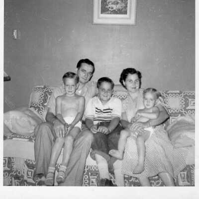 Family Portrait on Couch