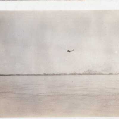 Airplane Over Water