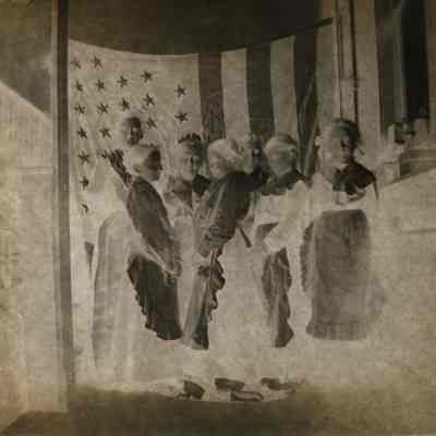 Ladies with Flag