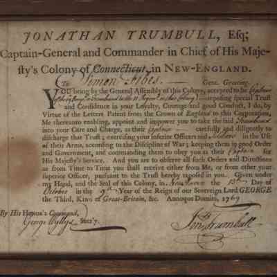 Simon Fobes Orders, 1769