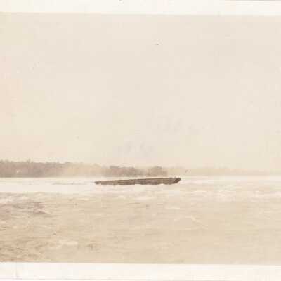 Barge on Water