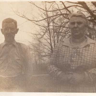 Man and Woman Outside