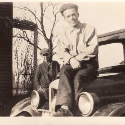 Men By Automobile